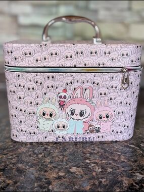Labubu Train-Style Cosmetic Carrier